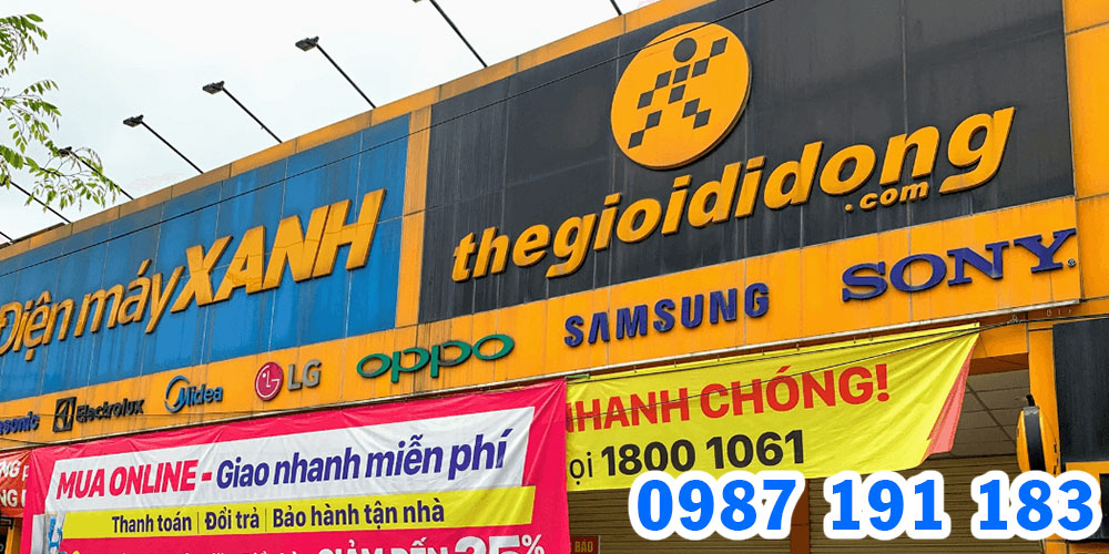 Mẫu bảng hiệu chuỗi cửa hàng Thế Giới Di Động 11
