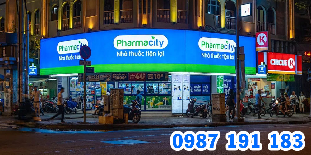 Mẫu bảng hiệu chuỗi nhà thuốc Pharmacity 01