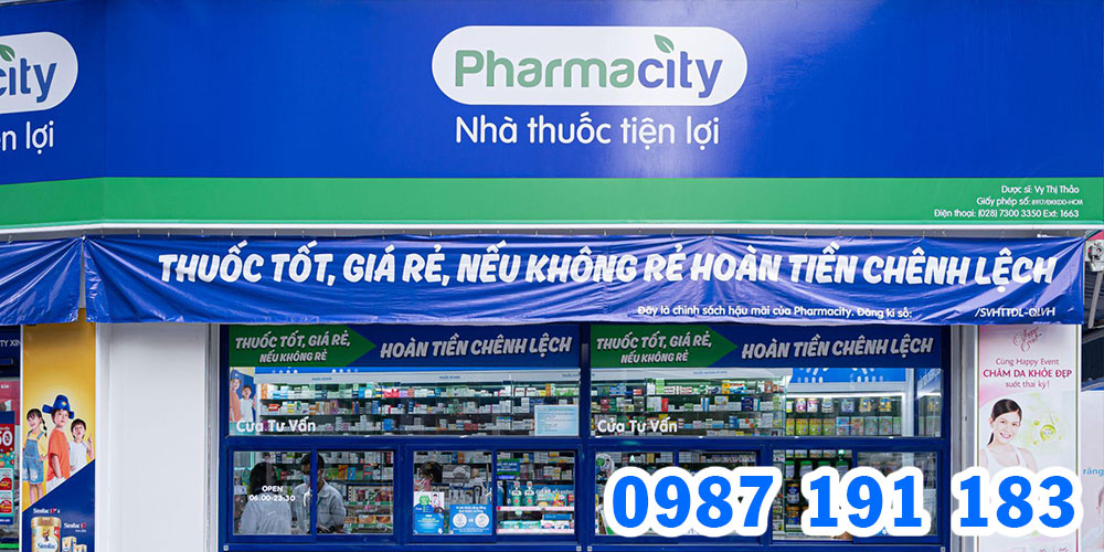 Nhận thi công bảng hiệu chuỗi nhà thuốc Pharmacity tại TPHCM