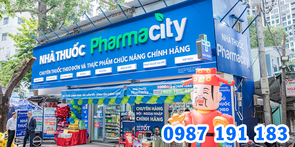 Mẫu bảng hiệu chuỗi nhà thuốc Pharmacity 03