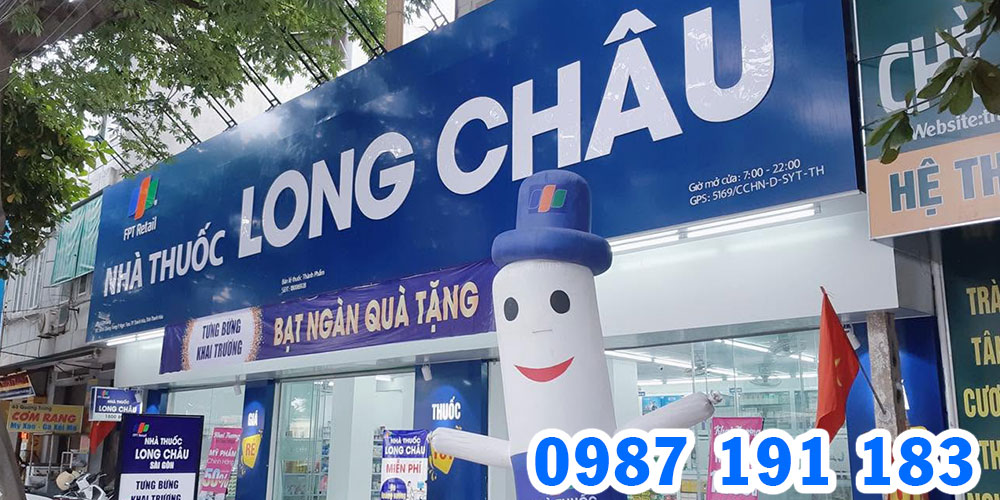 Mẫu bảng hiệu nhà thuốc FPT Long Châu 01