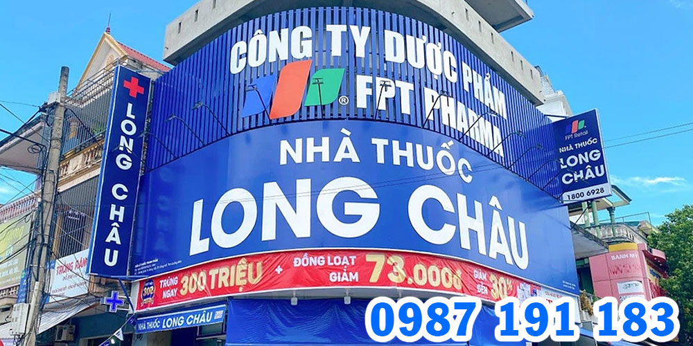 Mẫu bảng hiệu nhà thuốc FPT Long Châu 04