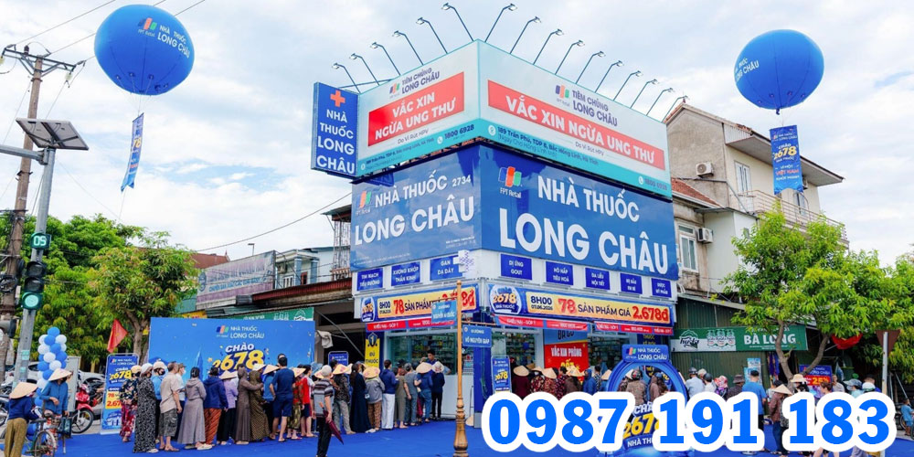 Mẫu bảng hiệu nhà thuốc FPT Long Châu 09