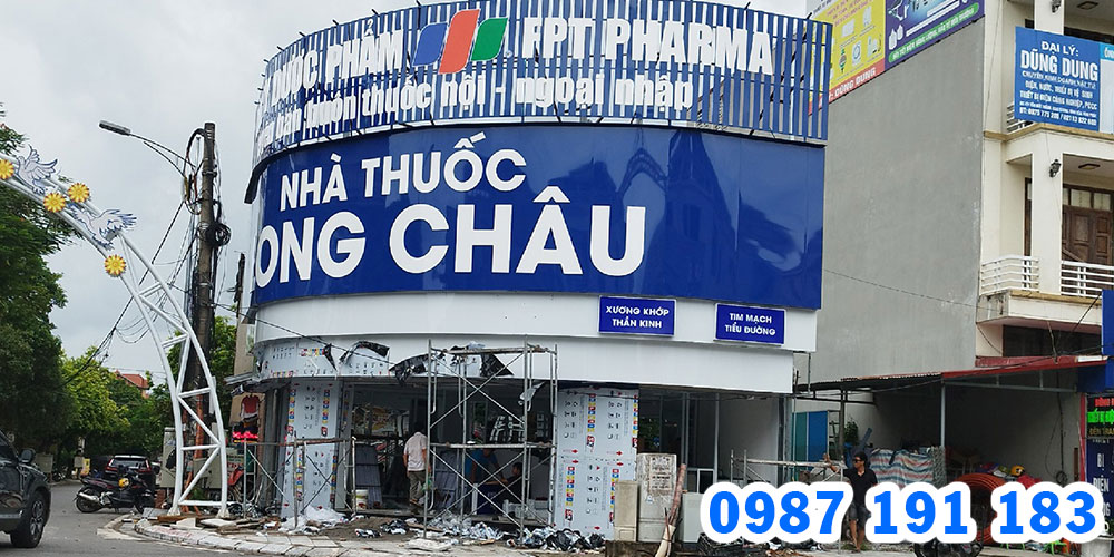 Mẫu bảng hiệu nhà thuốc FPT Long Châu 11