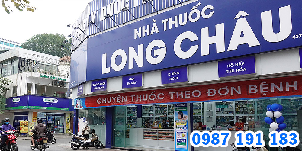 Mẫu bảng hiệu nhà thuốc FPT Long Châu 12