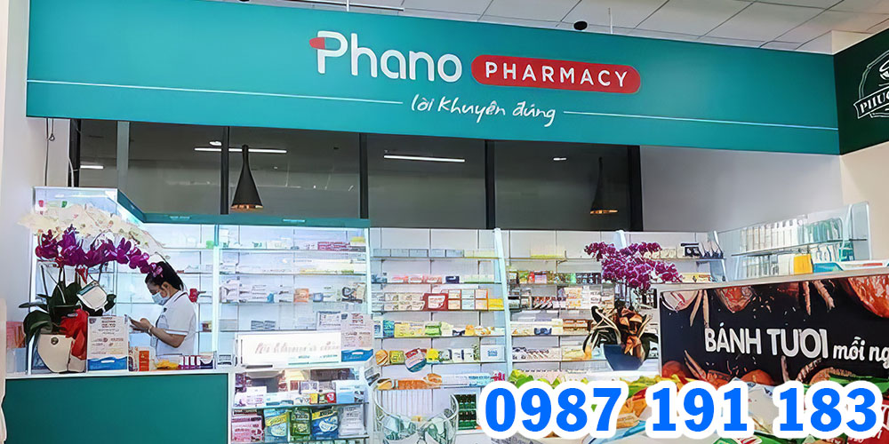 Mẫu bảng hiệu chuỗi nhà thuốc Phano Pharmacy 03