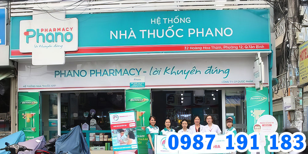 Mẫu bảng hiệu chuỗi nhà thuốc Phano Pharmacy 04