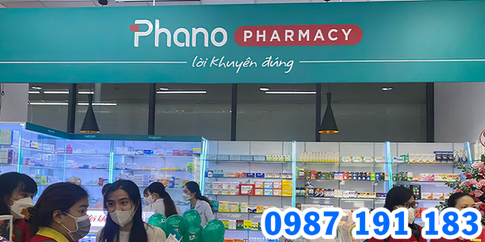 Mẫu bảng hiệu chuỗi nhà thuốc Phano Pharmacy 06