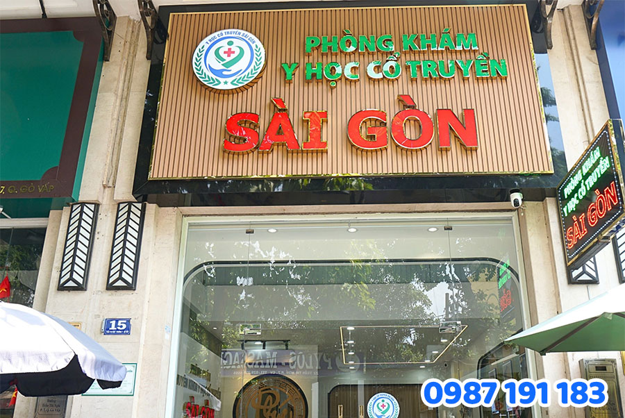 Mẫu biển hiệu phòng khám y học cổ truyền SỐ 5