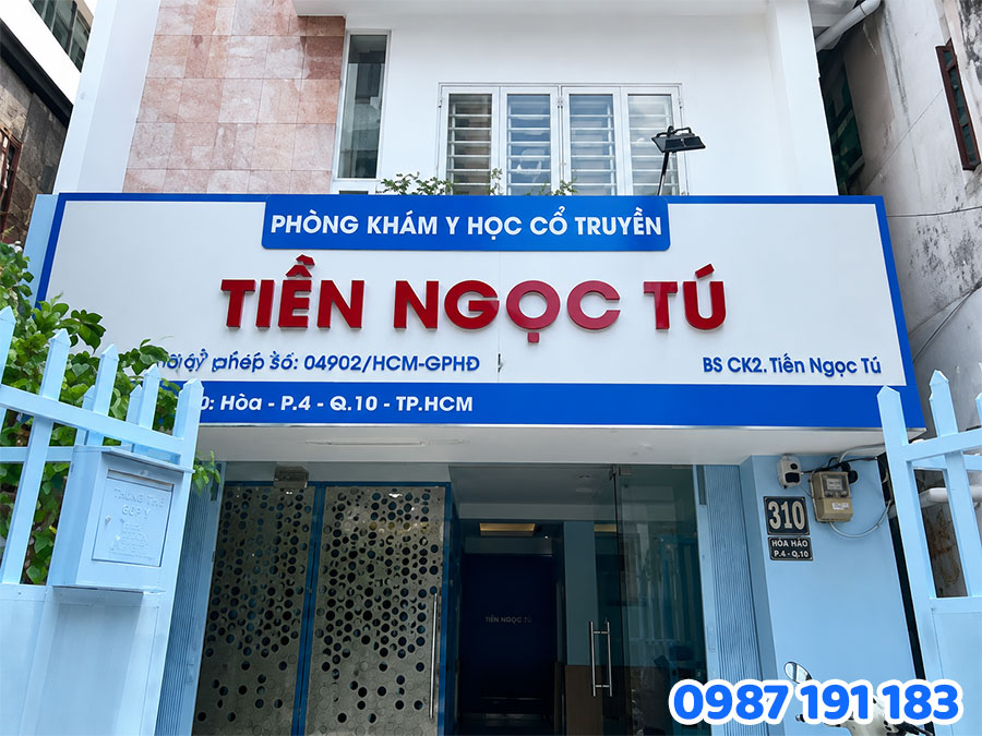 Mẫu biển hiệu phòng khám y học cổ truyền SỐ 8