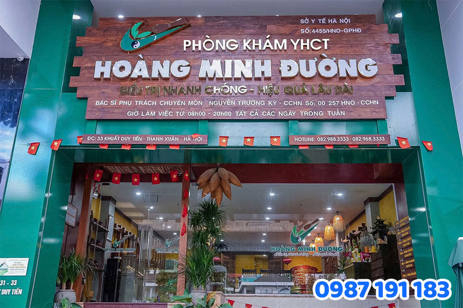 Mẫu biển hiệu phòng khám y học cổ truyền SỐ 11
