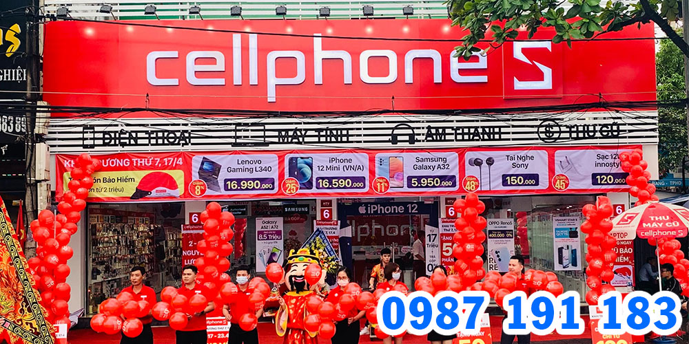 Mẫu bảng hiệu chuỗi cửa hàng CellphoneS 01