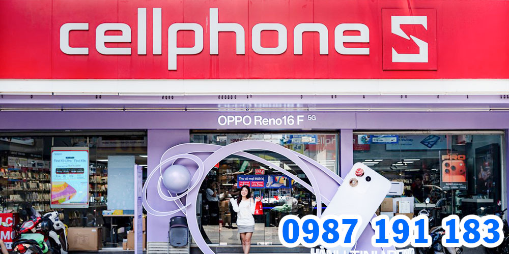Nhận thi công chuỗi bảng hiệu CellphoneS đẹp, bền TPHCM