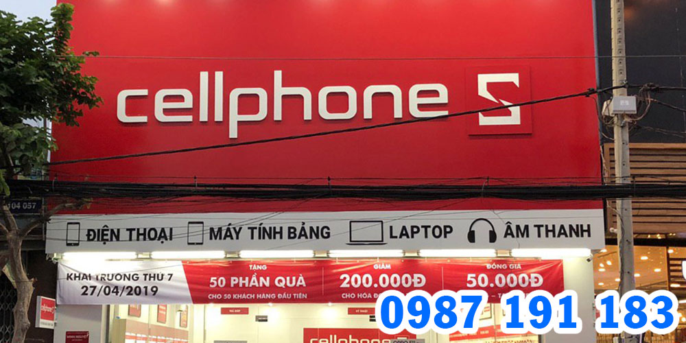 Mẫu bảng hiệu chuỗi cửa hàng CellphoneS 04
