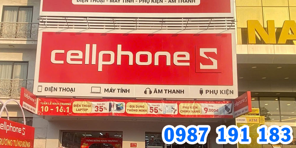 Mẫu bảng hiệu chuỗi cửa hàng CellphoneS 05