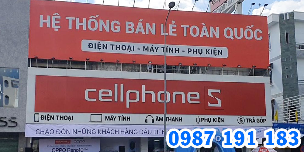 Mẫu bảng hiệu chuỗi cửa hàng CellphoneS 07