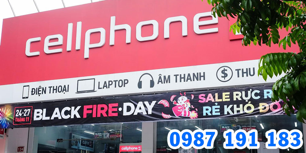 Mẫu bảng hiệu chuỗi cửa hàng CellphoneS 09