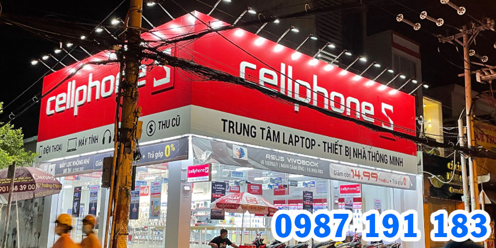 Mẫu bảng hiệu chuỗi cửa hàng CellphoneS 10