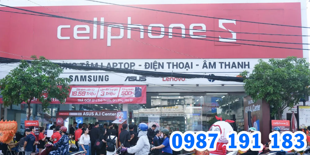 Mẫu bảng hiệu chuỗi cửa hàng CellphoneS 12