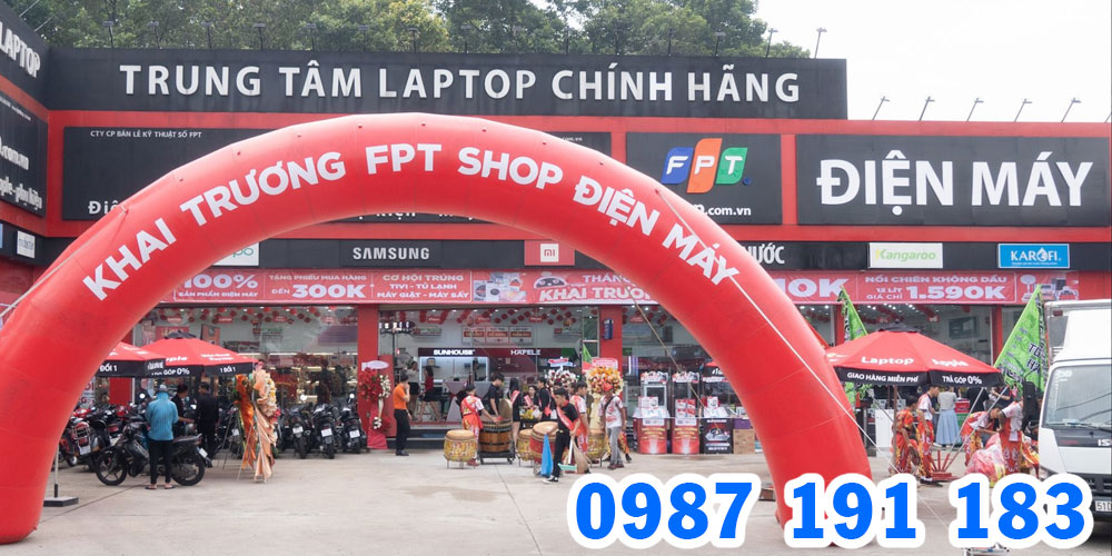 Mẫu bảng hiệu chuỗi cửa hàng FPT Shop 07