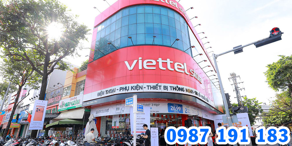 Mẫu bảng hiệu chuỗi cửa hàng Viettel Store 05