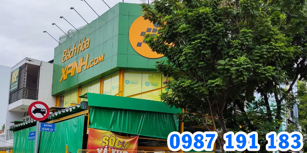 Mẫu bảng hiệu cửa hàng Bách Hóa Xanh 03