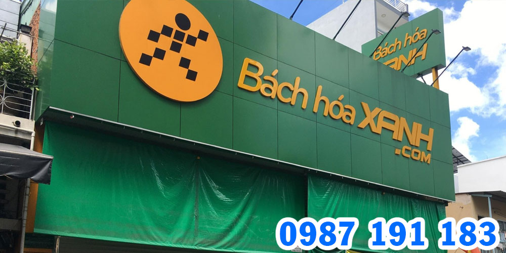 Thiết kế bảng hiệu đồng bộ trên toàn hệ thống sẽ điều giúp khách hàng nhận diện tốt khi đi bất cứ đâu