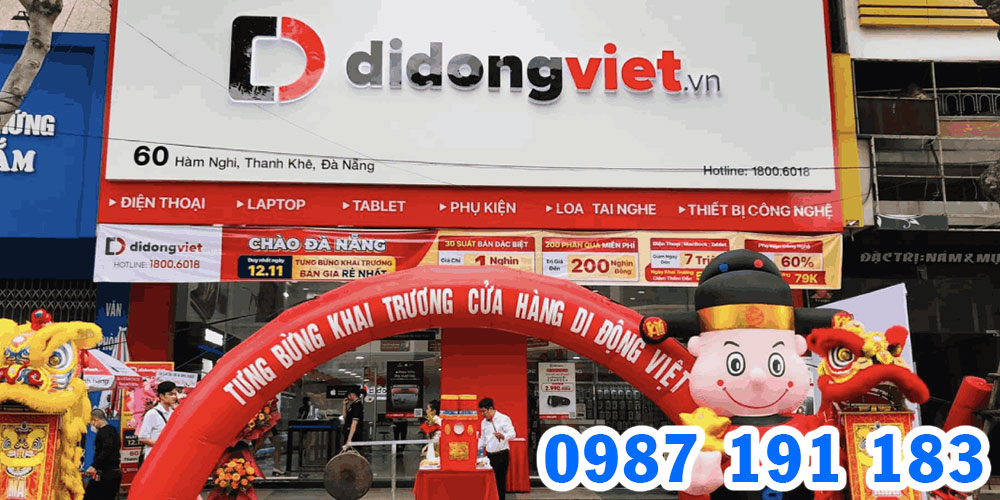 Mẫu bảng hiệu cửa hàng Di Động Việt 03