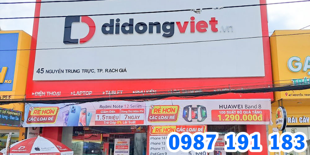 Mẫu bảng hiệu cửa hàng Di Động Việt 06