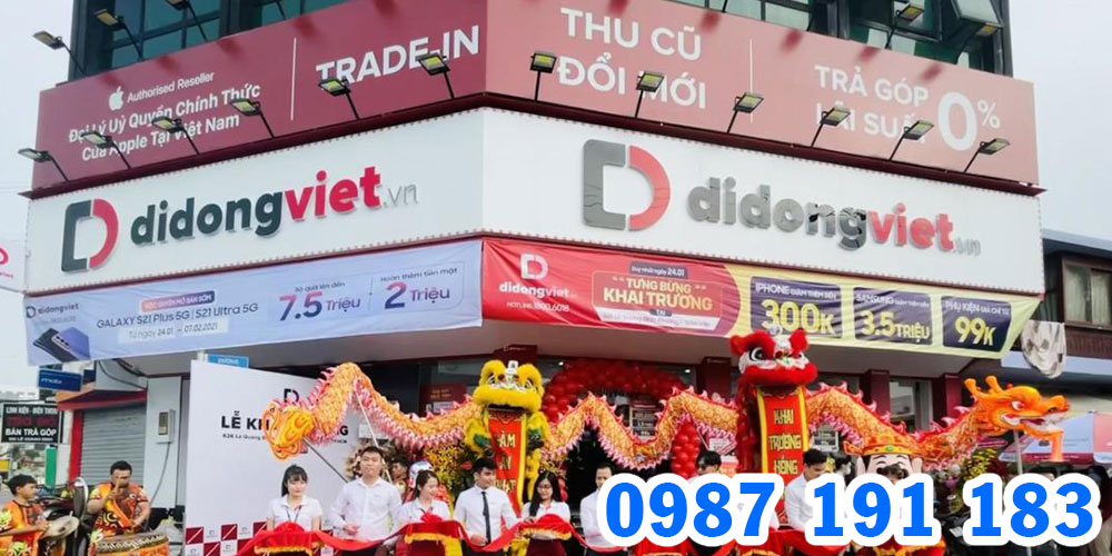 Mẫu bảng hiệu cửa hàng Di Động Việt 10