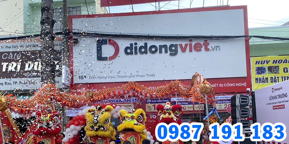 Mẫu bảng hiệu cửa hàng Di Động Việt 11