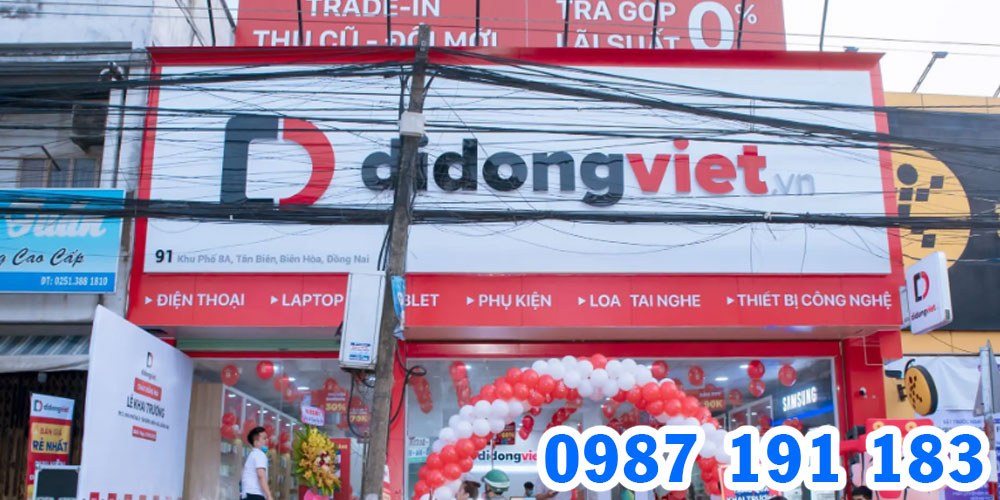 Mẫu bảng hiệu được làm bằng các vật liệu đã liệt kê
