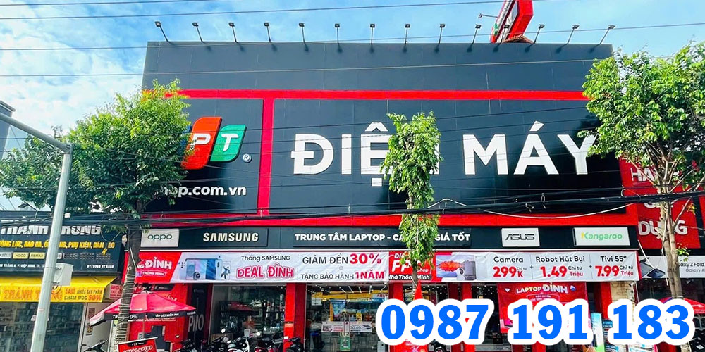 Mẫu bảng hiệu cửa hàng điện máy FPT Shop 03
