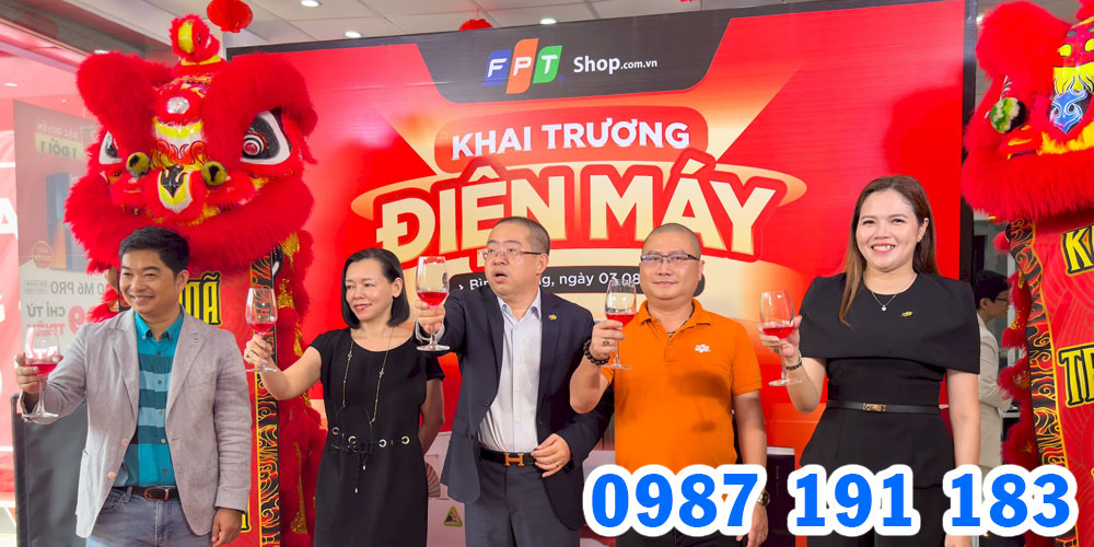 Nhận thi công bảng hiệu chuỗi cửa hàng điện máy FPT Shop
