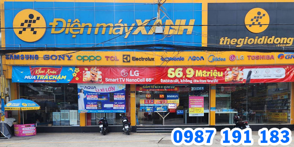 Mẫu bảng hiệu cửa hàng Điện Máy Xanh 06