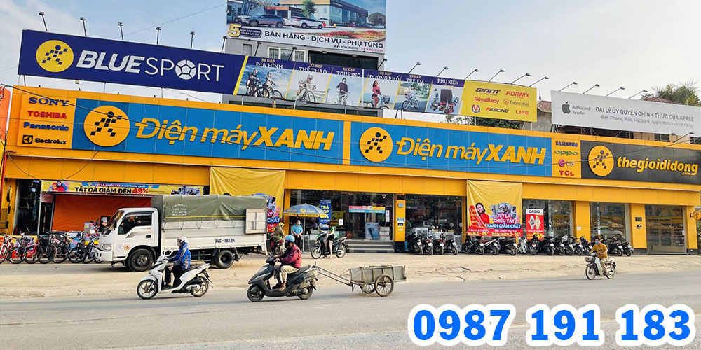 Mẫu bảng hiệu cửa hàng Điện Máy Xanh 07