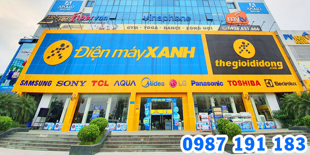Mẫu bảng hiệu cửa hàng Điện Máy Xanh 08