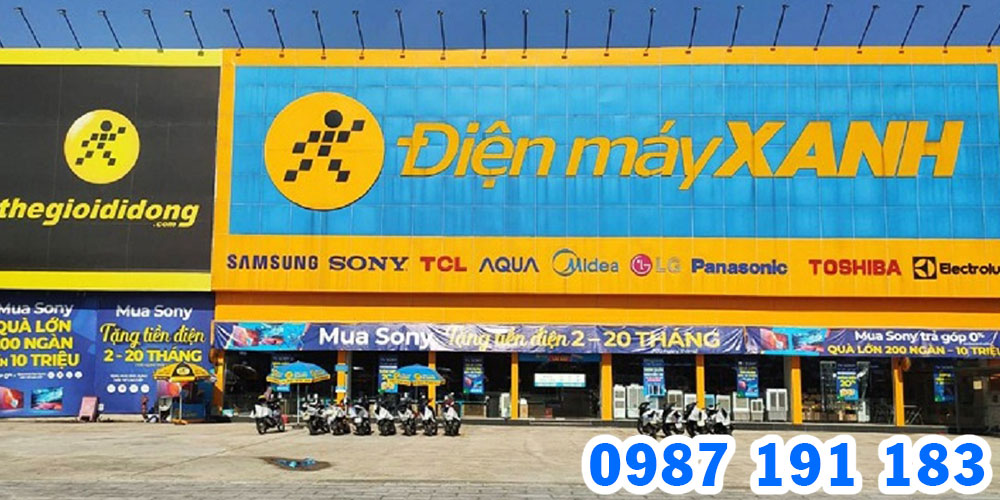 Mẫu bảng hiệu cửa hàng Điện Máy Xanh 11