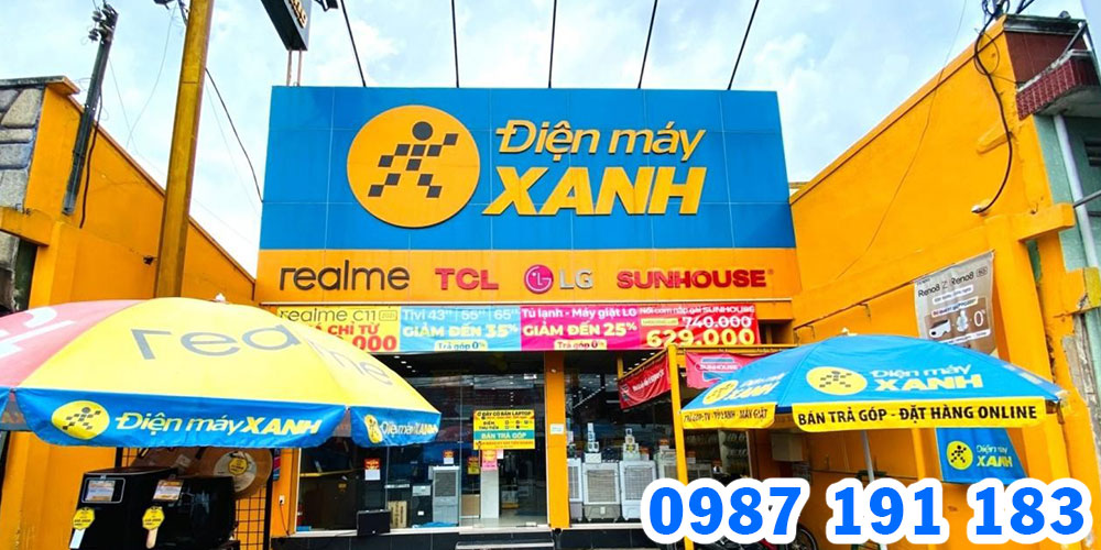 Mẫu bảng hiệu cửa hàng Điện Máy Xanh 13