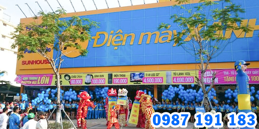 Mẫu bảng hiệu cửa hàng Điện Máy Xanh 14