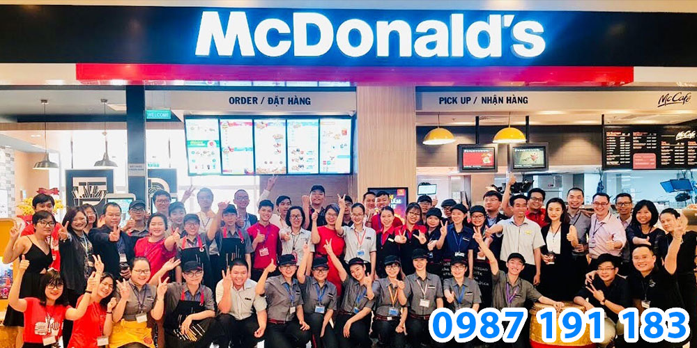 Mẫu bảng hiệu cửa hàng đồ ăn nhanh McDonald's 04