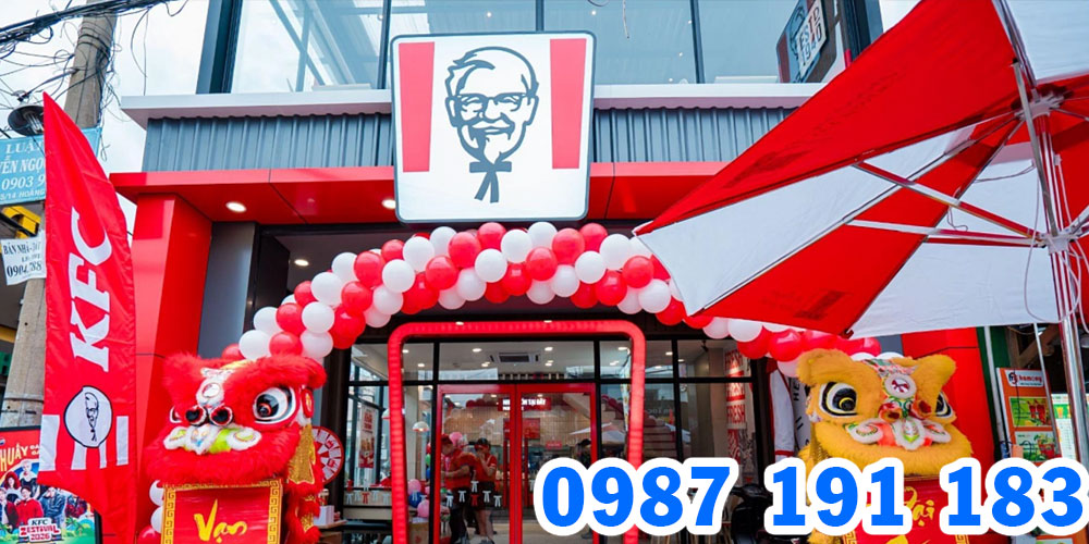 Mẫu bảng hiệu cửa hàng gà rán KFC 10
