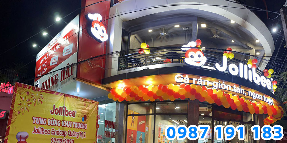 Mẫu bảng hiệu cửa hàng thức ăn nhanh Jollibee 11