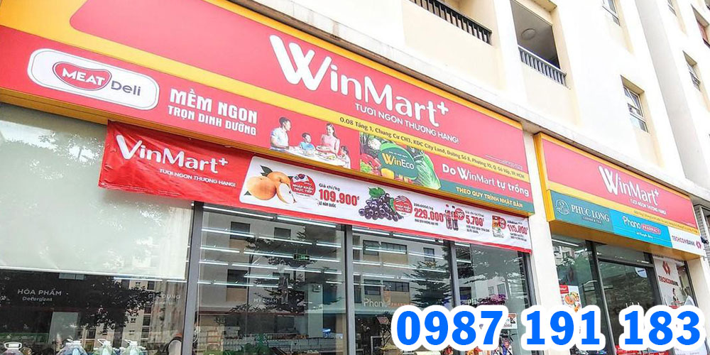 Mẫu bảng hiệu cửa hàng Winmart 03