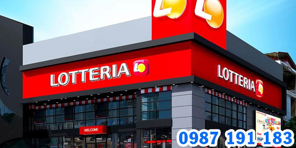 Mẫu bảng hiệu đồ ăn nhanh Lotteria 04