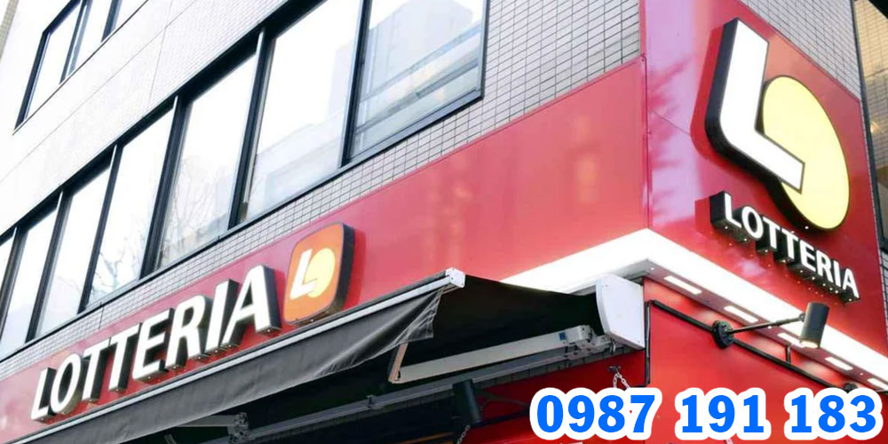 Mẫu bảng hiệu đồ ăn nhanh Lotteria 08
