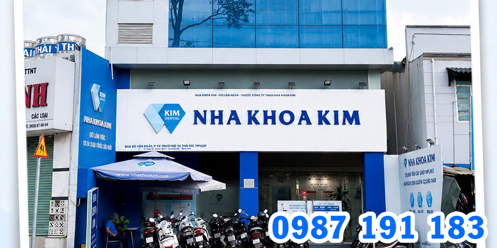 Mẫu bảng hiệu chuỗi phòng khám nha khoa Kim 03