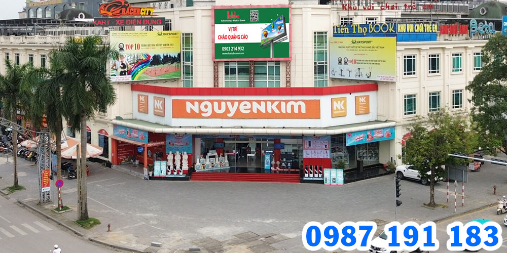 Mẫu bảng hiệu siêu thị điện máy Nguyễn Kim 02