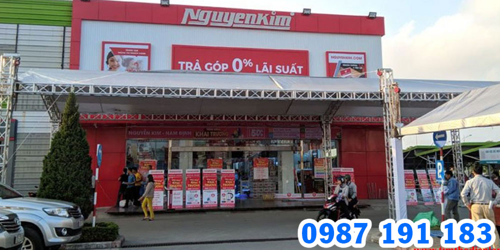 Mẫu bảng hiệu siêu thị điện máy Nguyễn Kim 10