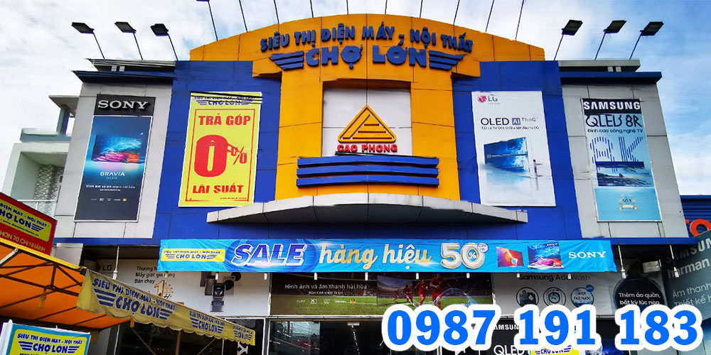 Cần thiết kế bảng hiệu đồng bộ trên toàn hệ thống